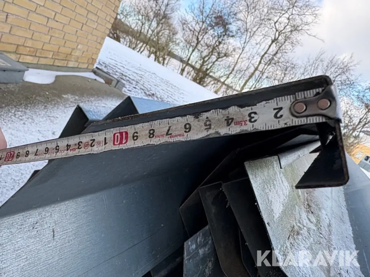 Billede 11 - Galvaniseret stål profiler 34 styk