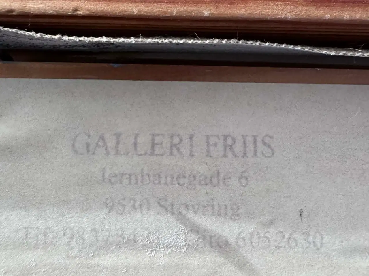 Billede 4 - Originalt maleri i flot guldramme – blomsterstille