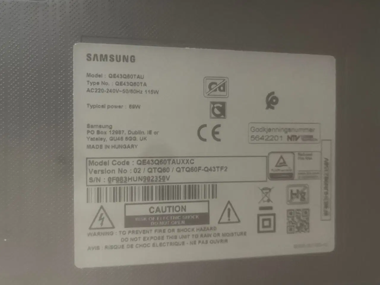 Billede 4 - Samsung 43" Q60T 4K UHD QLED Smart-TV