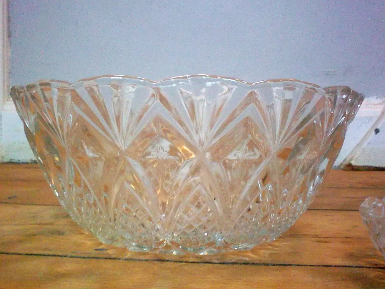 Billede 6 - Ananas asiet og skål i glas vintage 2 DELE