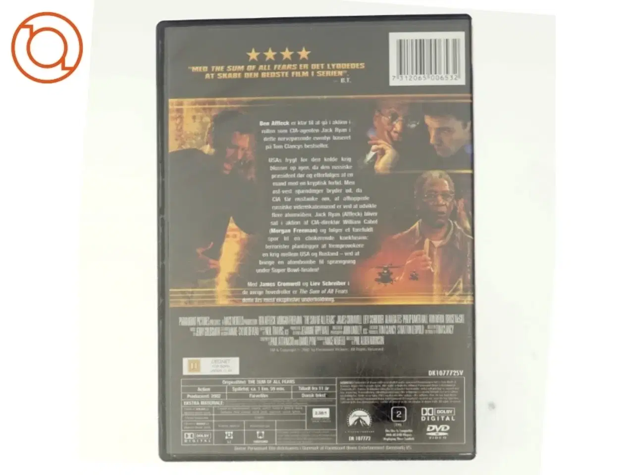 Billede 3 - Sum Of All Fears, The DVD