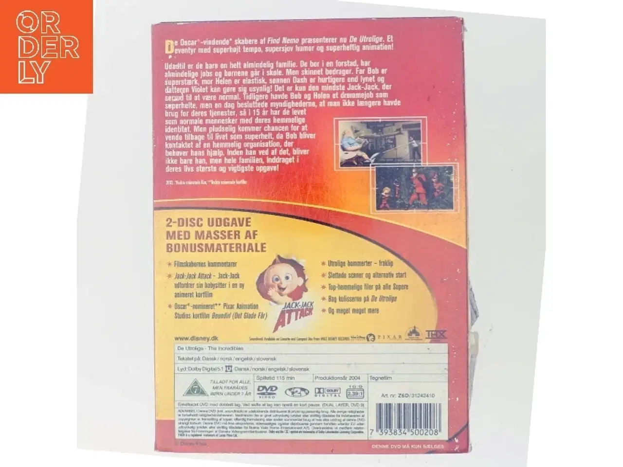 Billede 3 - De Utrolige med Ikke angivet (DVD)