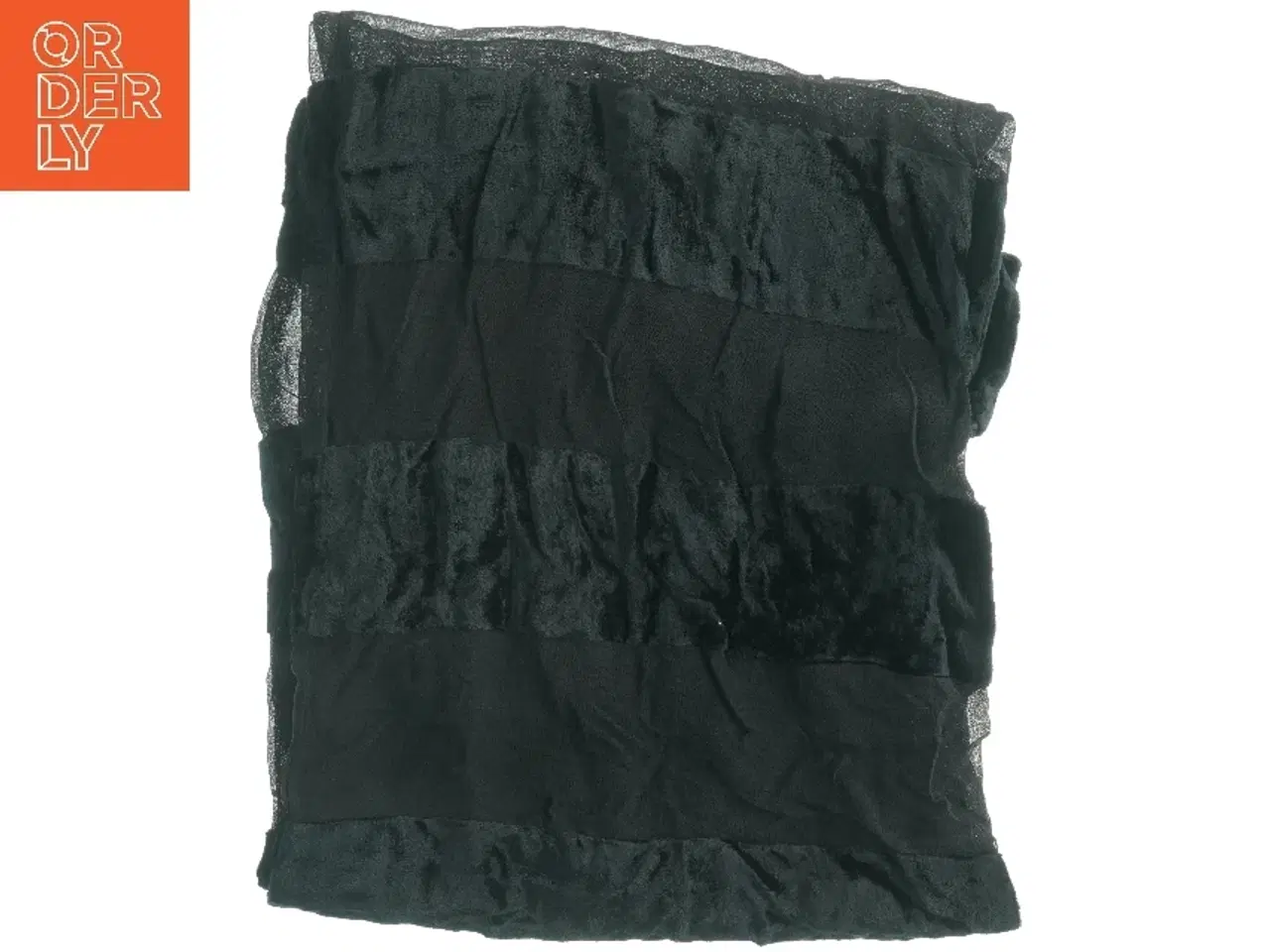 Billede 2 - Sort tørklæde (str. 30 x 144 cm)