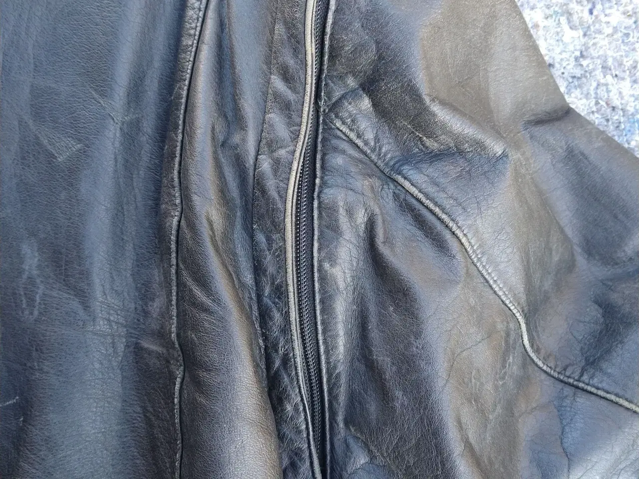 Billede 5 - skind-jakke, sort
