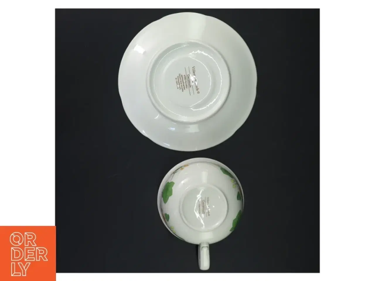 Billede 3 - Porcelæn kopper med underkopper fra Villeroy & Boch (str. Ø. 17,5 cm. h. 7 cm. ø. 11 cm)