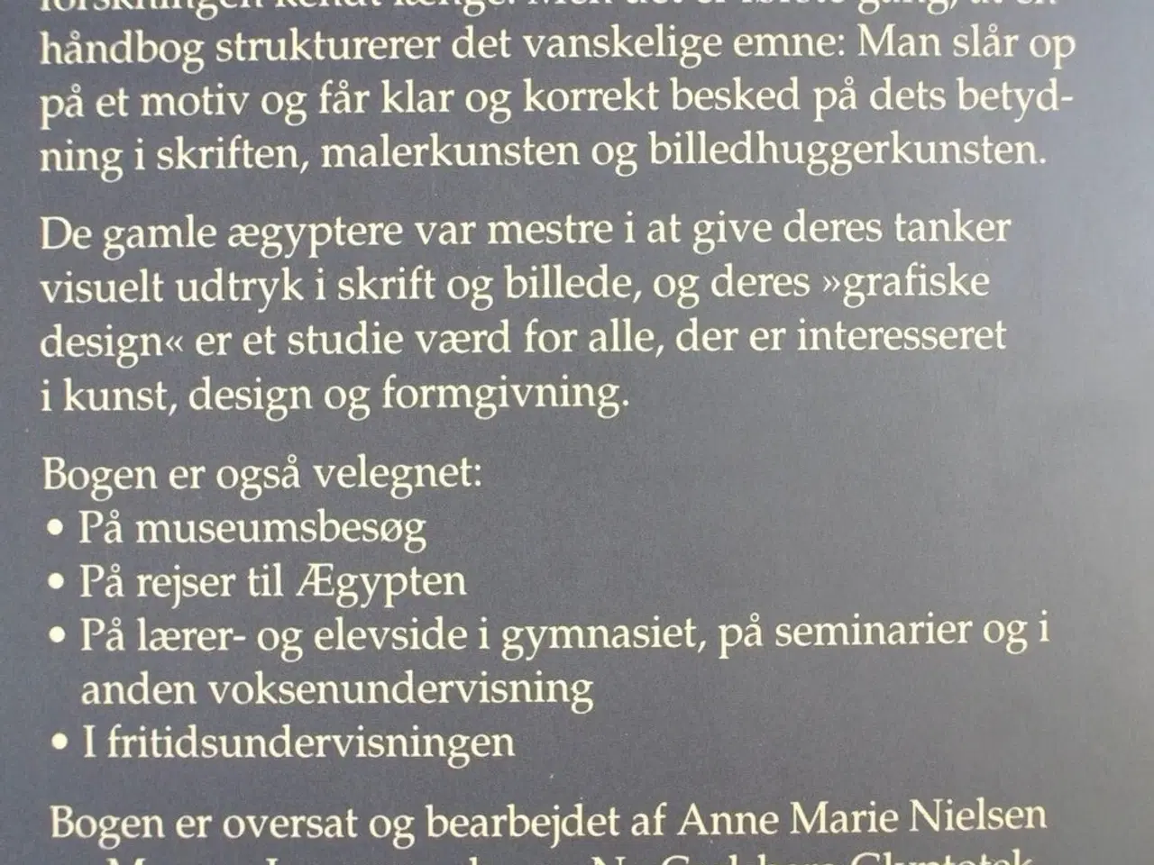 Billede 4 - hieroglyffernes verden - nøglen til ægyptisk kunst
