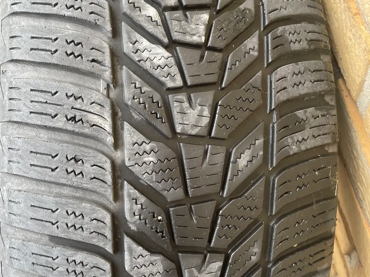 Billede 2 - Originale Mercedes alufælge med gode vinterdæk