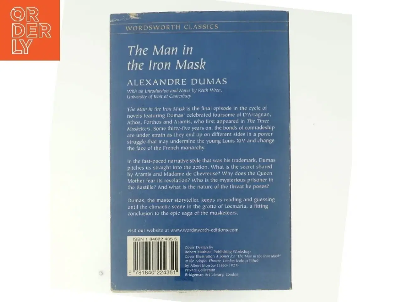 Billede 3 - The Man in the Iron Mask af Alexandre Dumas (bog)