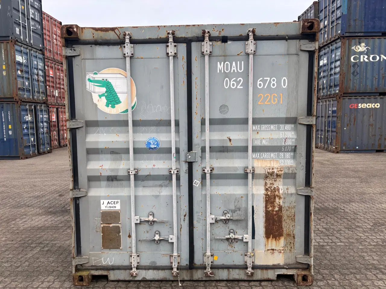 Billede 1 - 20 fods Isoleret Container- ID: MOAU 062678-0