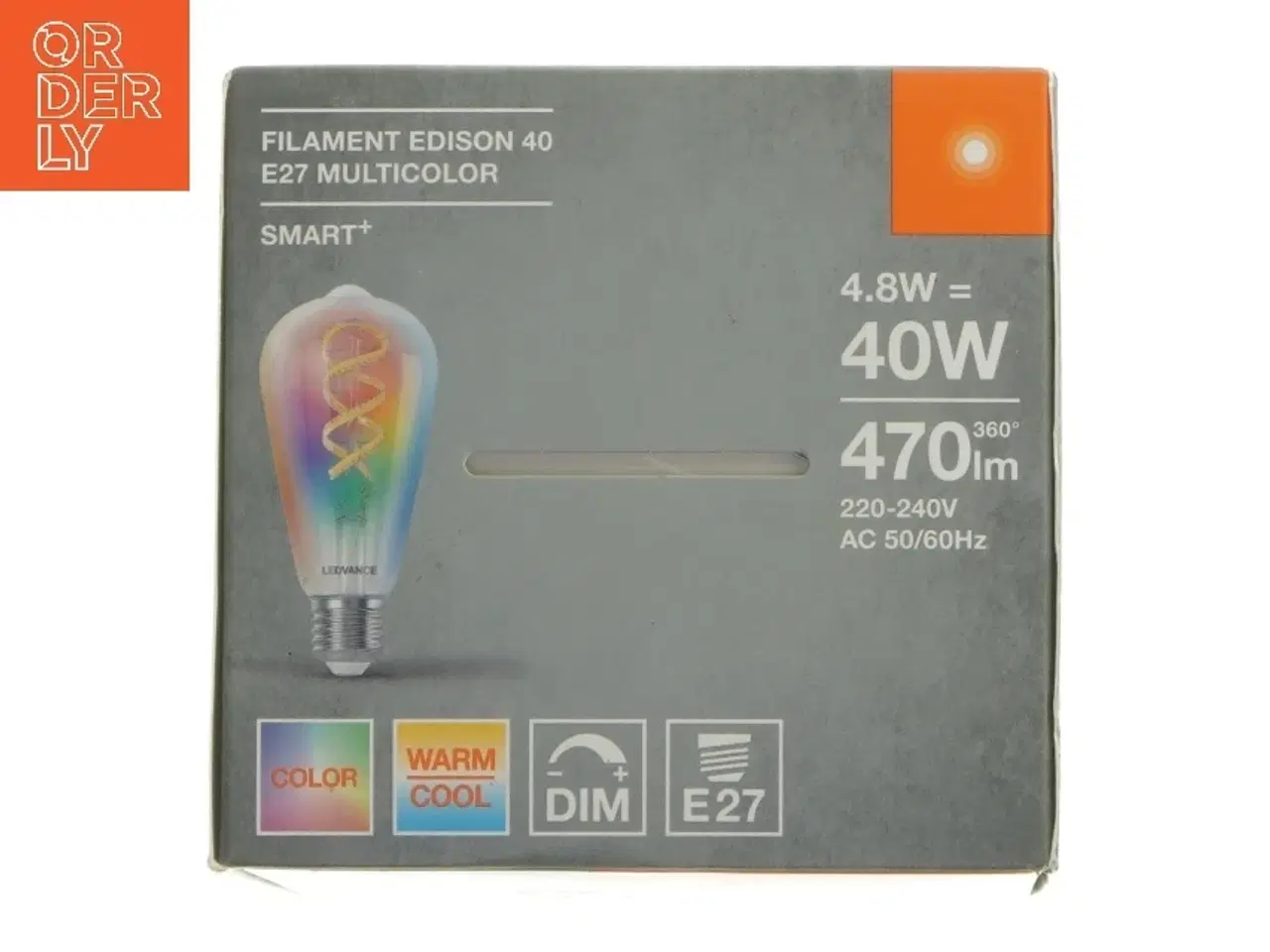 Billede 2 - LEDVANCE Smart+ LED-pære E27 Multicolor fra Ledvance (str. ø 6,4, 14 cm)