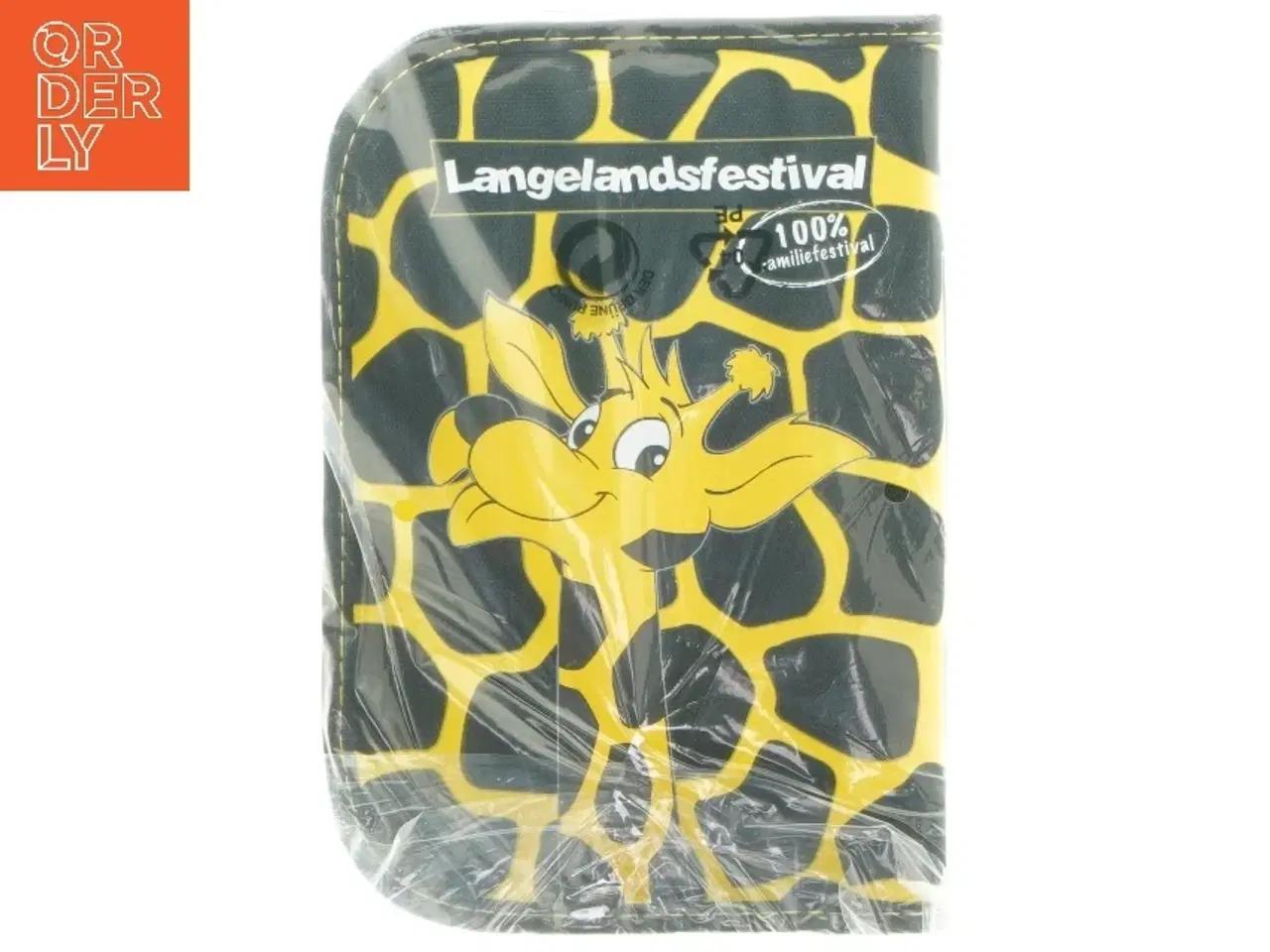 Billede 2 - Langelandsfestival taske med girafmotiv fra Langelandsfestival (str. 19,5x13 cm)