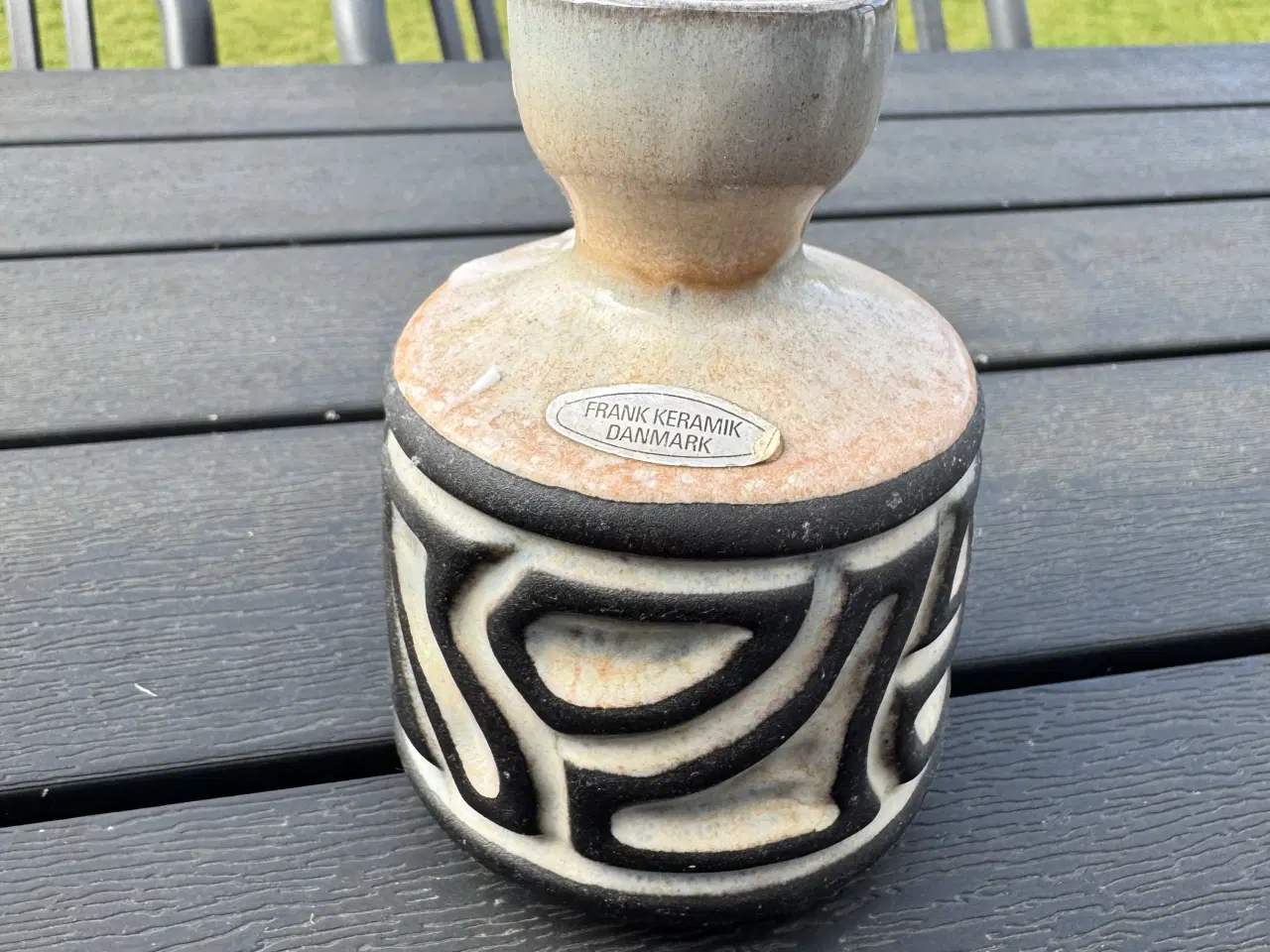 Billede 2 - Keramisk lysestage eller vase