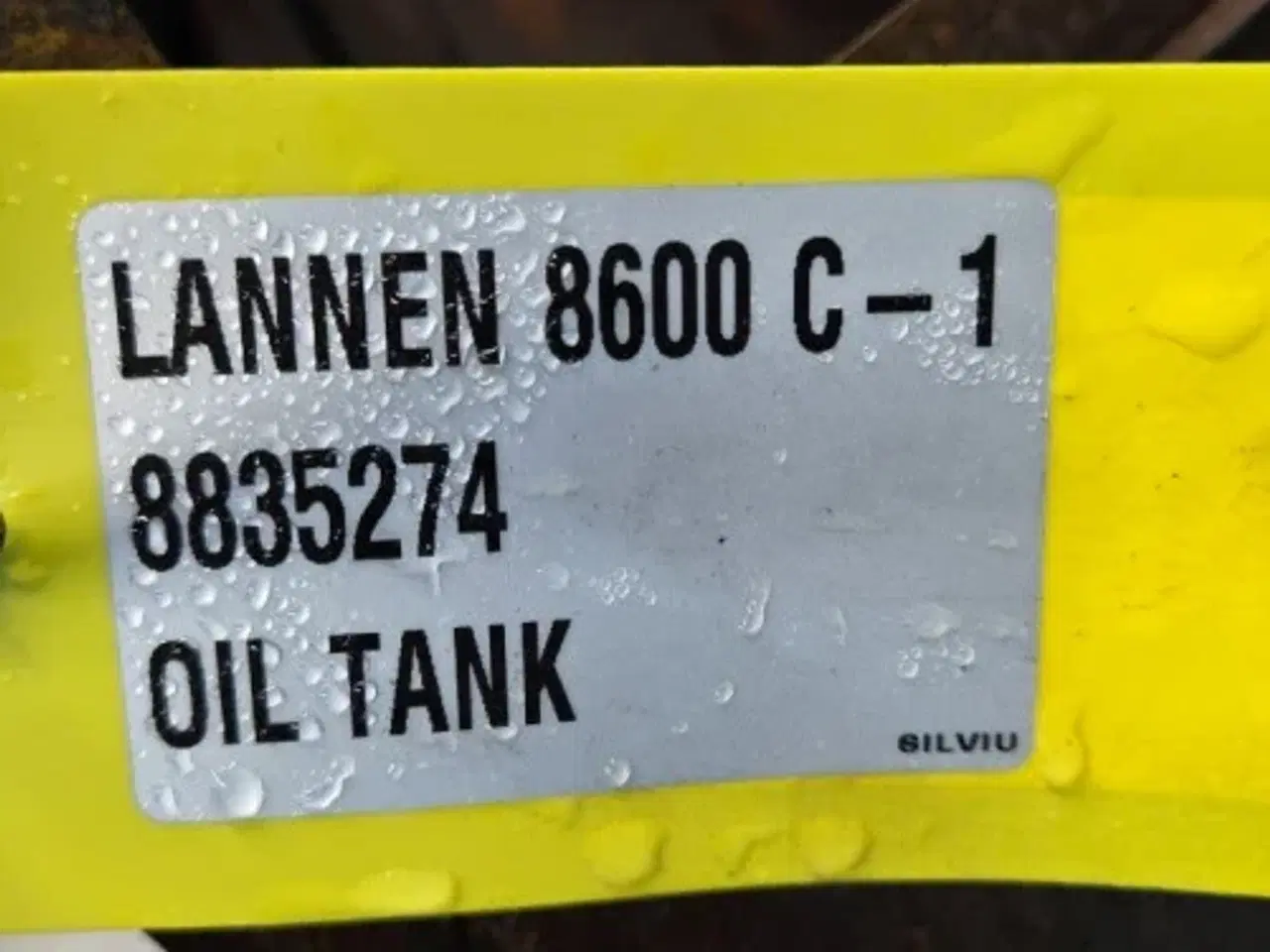 Billede 12 - Lannen 8600C Olietank 8835274