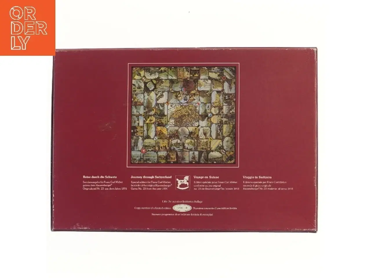 Billede 3 - Rejsespil 'Reise durch die Schweiz' (str. 43x30 cm)