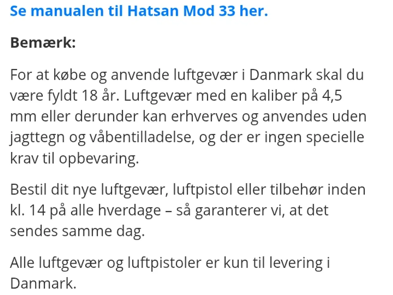 Billede 5 - Hatsan mod.33 cal.177 4.5mm luft 