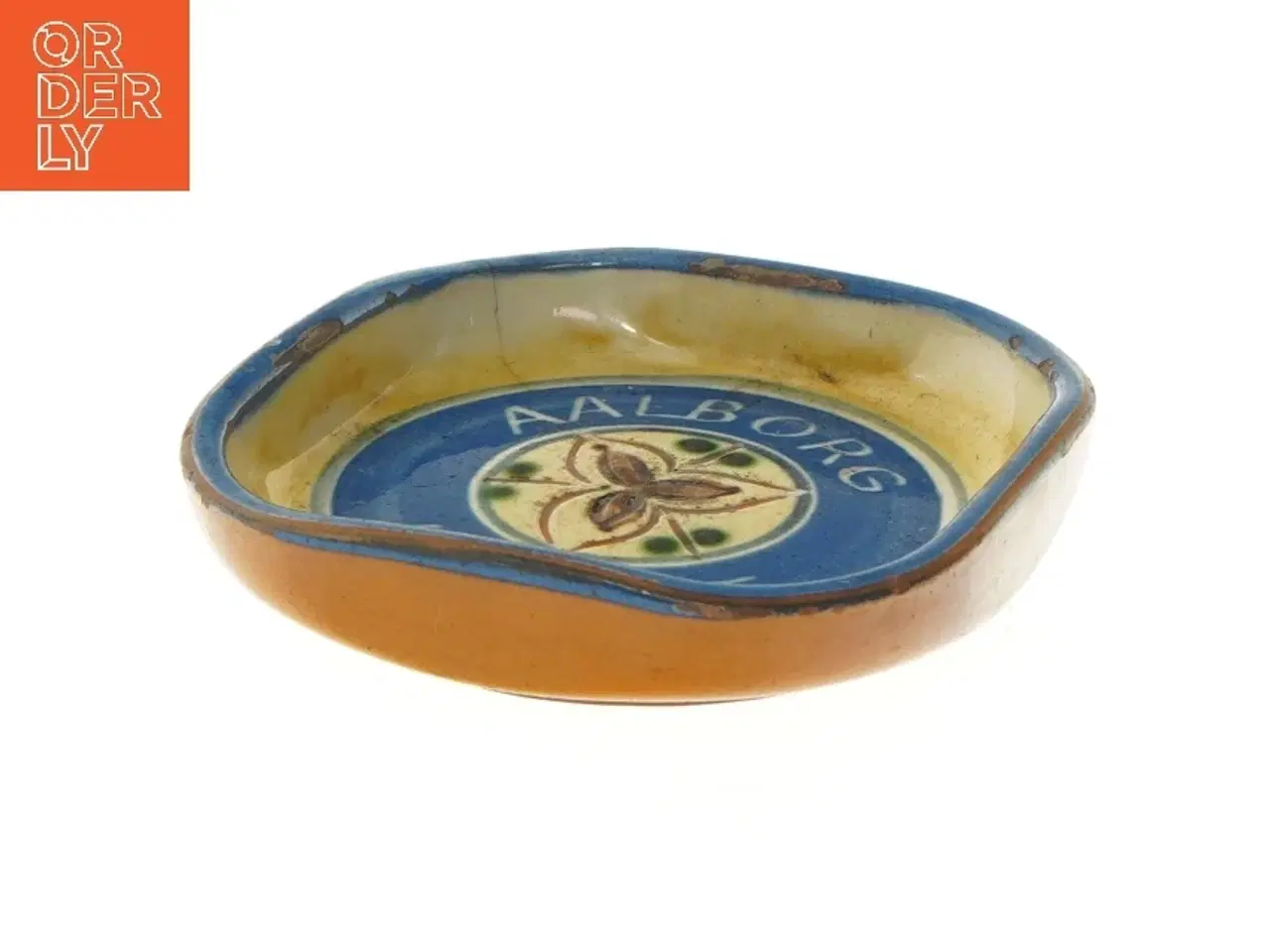 Billede 3 - Aalborg Akvavit keramisk askebæger (str. Ø 15 cm)