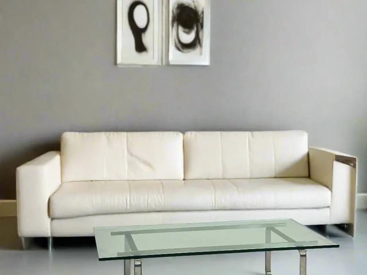 Billede 2 - Rektangulært Loungebord (m. Glasplade)