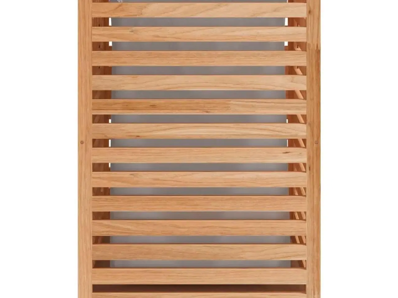 Billede 6 - Vasketøjskurv 45x45x65 cm massivt valnøddetræ