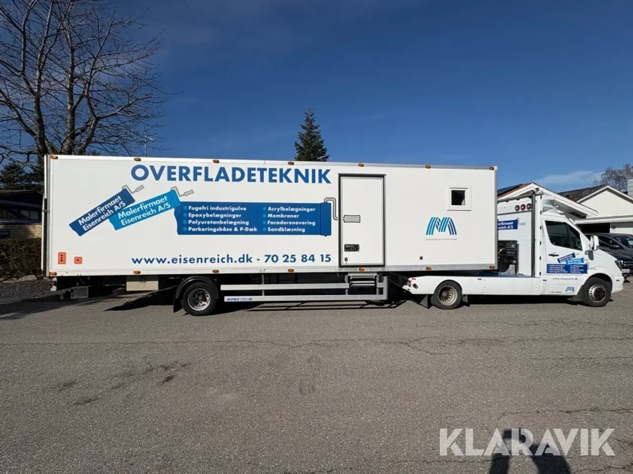 Billede 4 - Varebil Mercedes-Benz Sprinter 519 CDI med sættevogn og veksellad