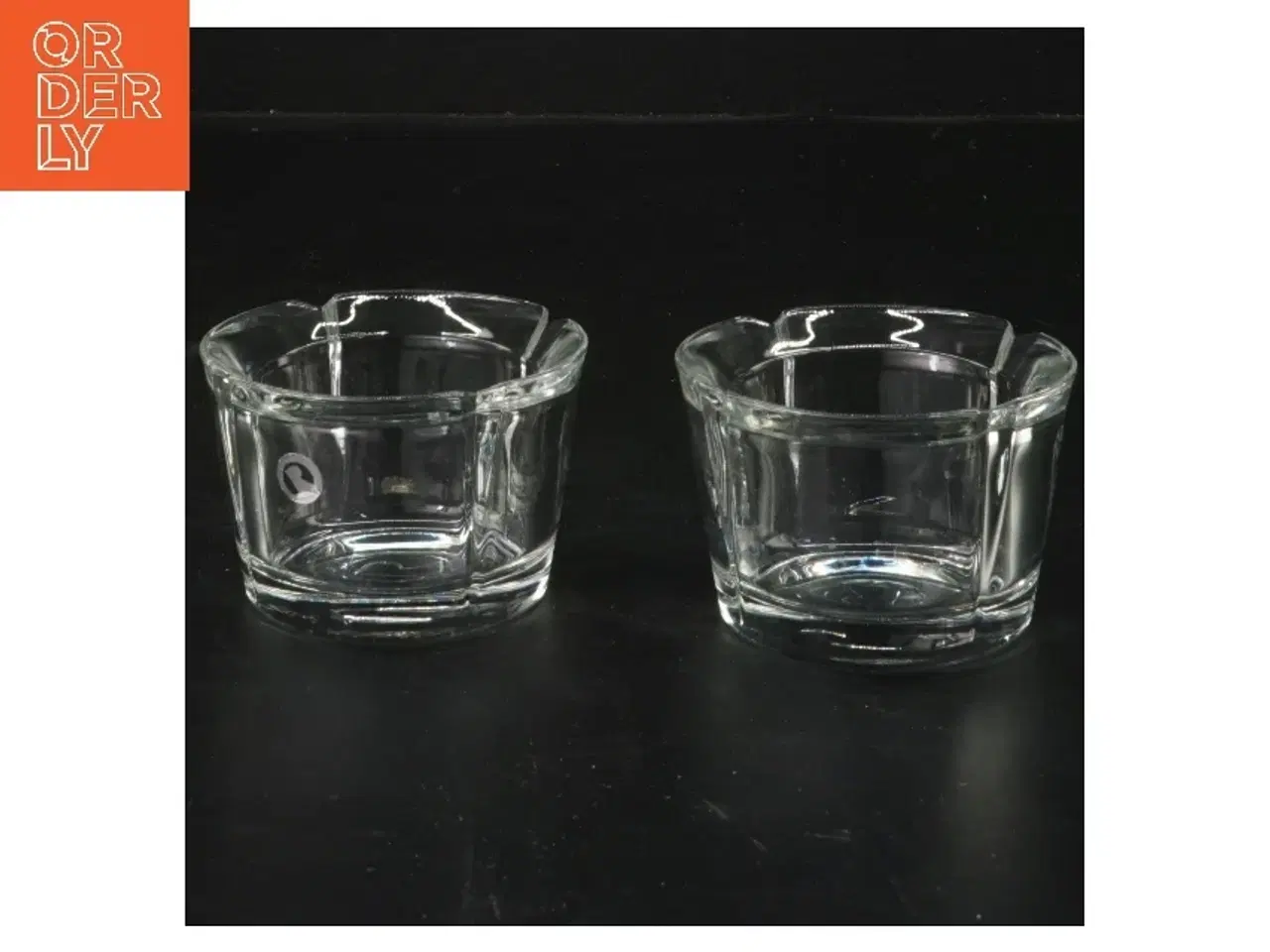 Billede 1 - Glas askebægre 2 stk fra Rosendahl (str. 2 stk Ø 8 cm)