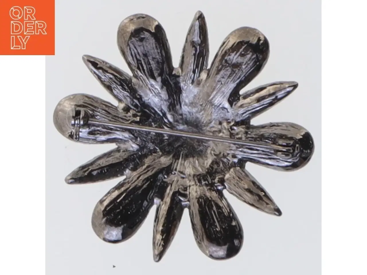 Billede 2 - Broche med sten (str. 4,5 cm)