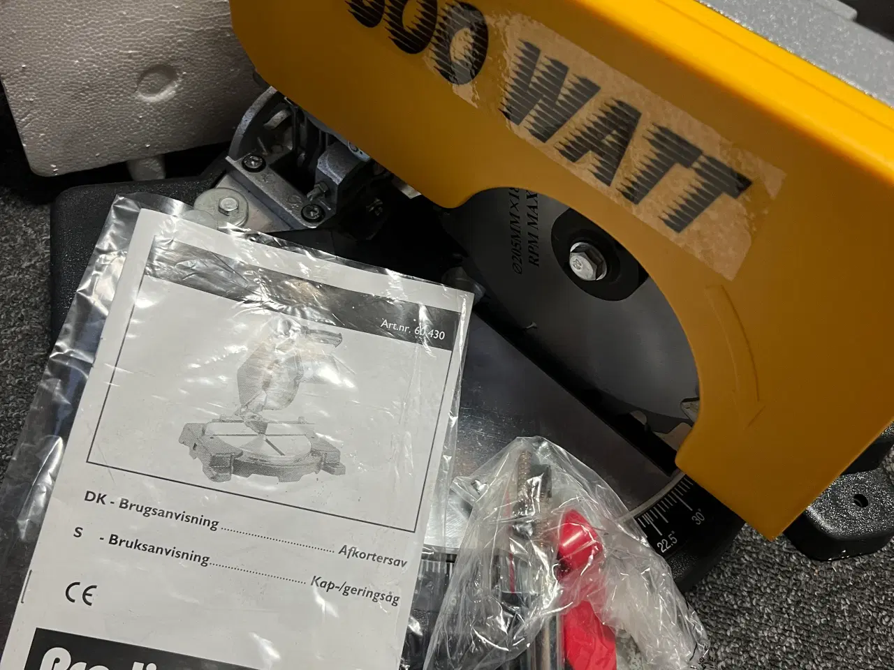 Billede 2 - 🔥 Kap- & Geringssav – Pro-line 800W 