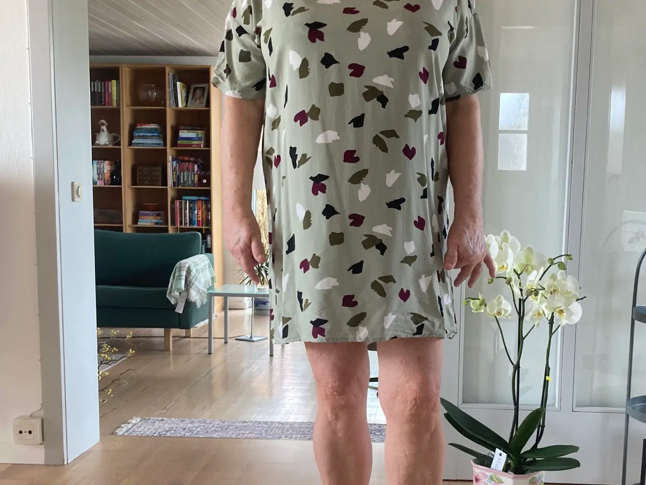 Billede 1 - Multifarvet hverdagskjole / tunika str XL