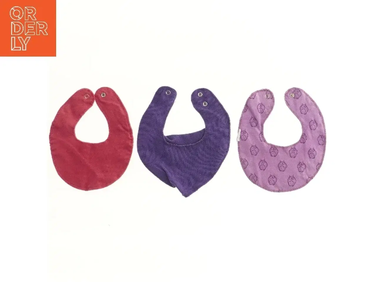 Billede 2 - Sæt af tre babyhagesmække (str. Ø 18 cm)