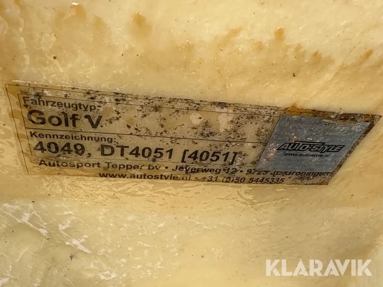 Billede 5 - Kofanger Autostyle Vbumper Golf VW V/jetta R-look Excl. GTi
