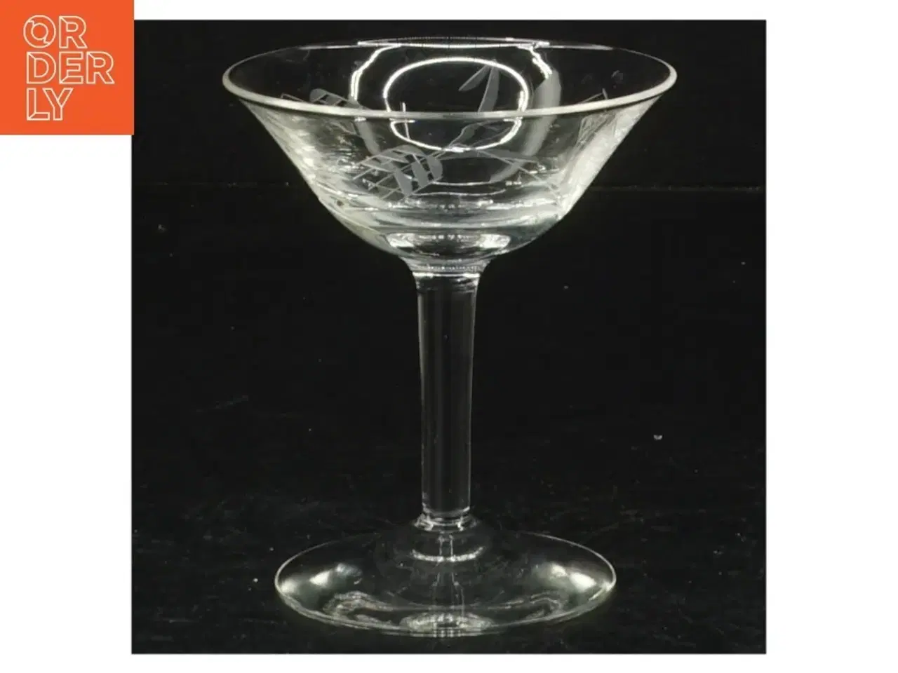 Billede 2 - Krystal margaritaglas (str. 9 cm)