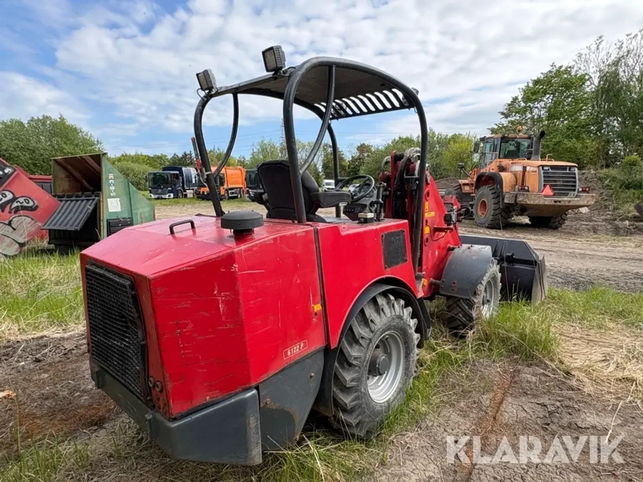Billede 5 - Minilæsser Thaler 6122 P med grebklo og gafler