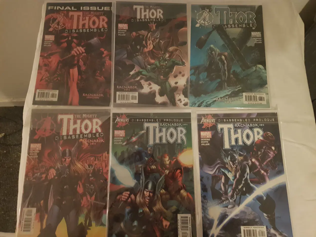 Billede 1 - Thor Ragnarok 2004 Komplet historie 80-85 Marvel