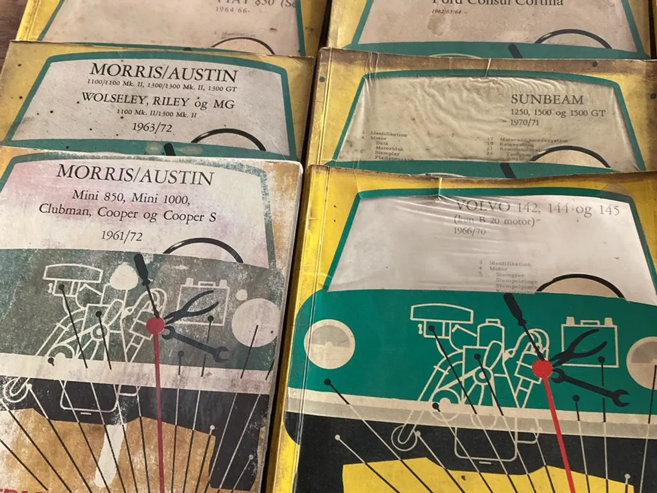 Billede 1 - Værksteds håndbøger med fejlfinding og billede.