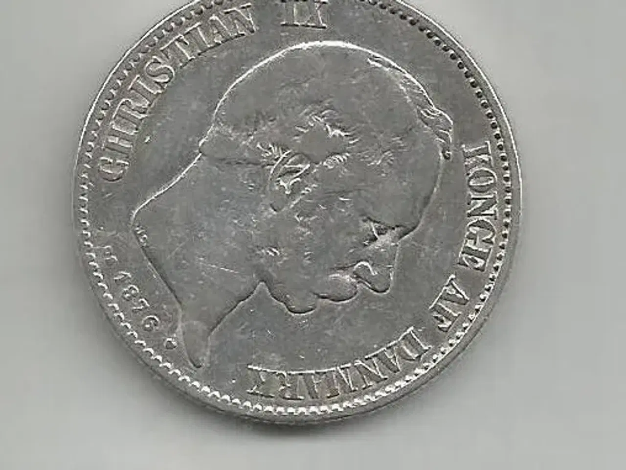 Billede 1 - Danmark 2 kr 1876