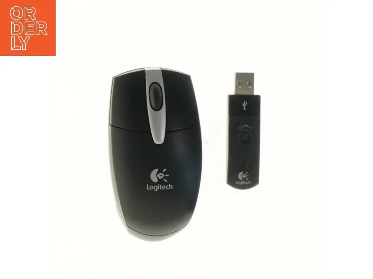 Billede 1 - Trådløs mus med USB-modtager fra Logitech (str. 10,5 cm)