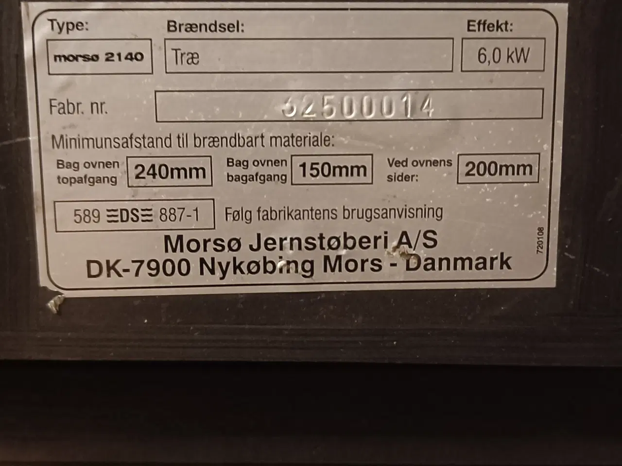 Billede 4 - Morsø brændeovn 