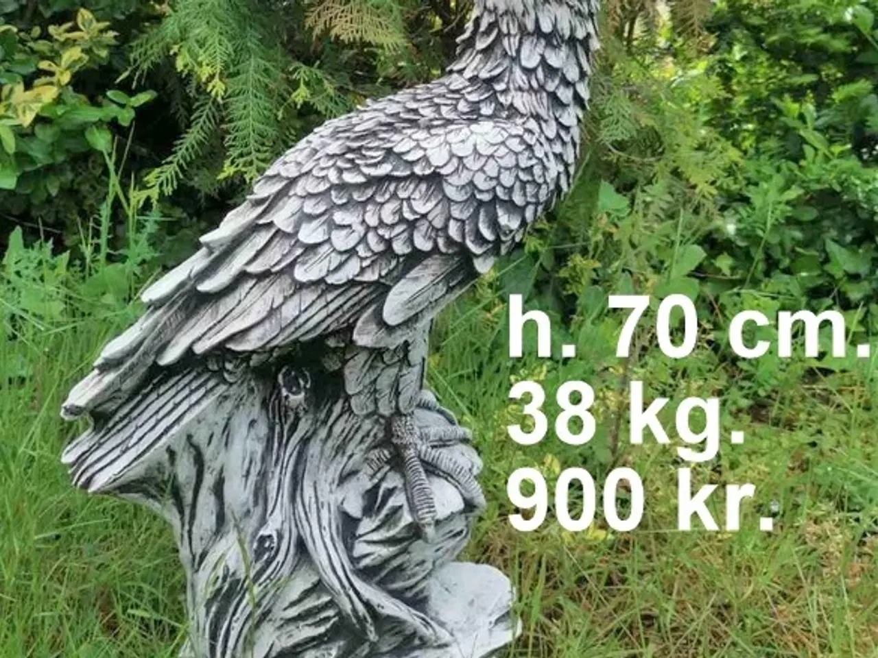 Billede 12 - HAVEFIGUR - ØRN -flere modeller - frostsikre