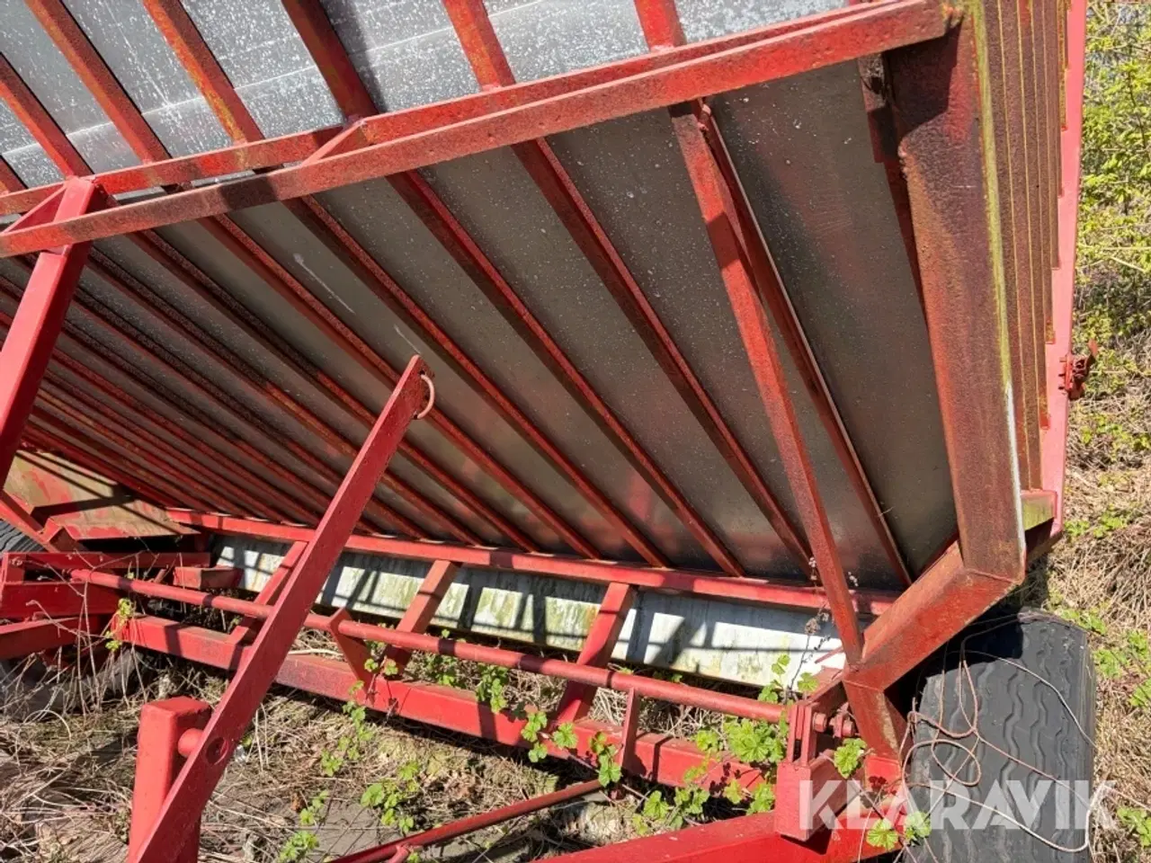 Billede 9 - Halmvogn med sider - 1 styk