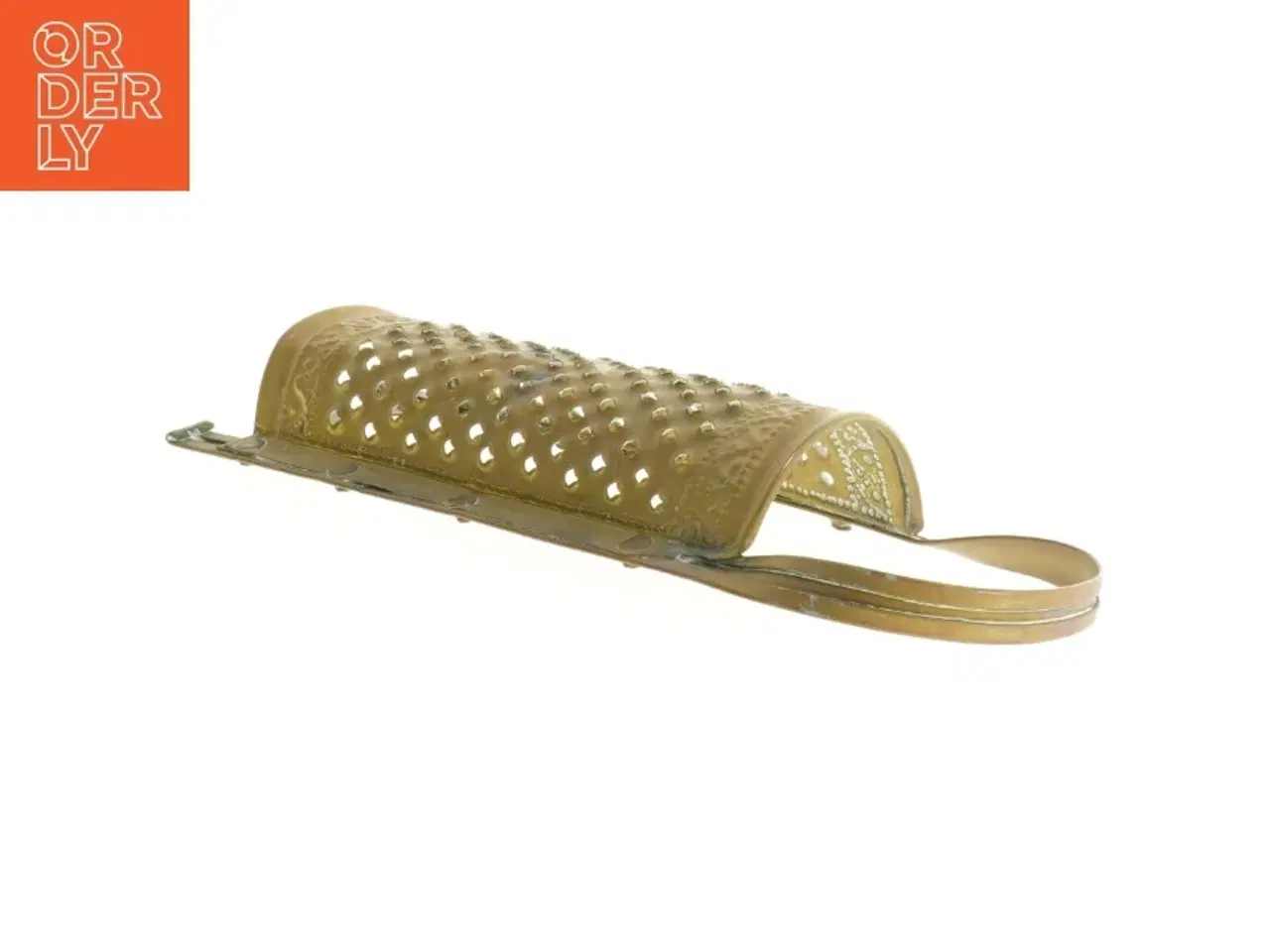 Billede 1 - Antikt Rivejern kobber/messing (str. 29 x 10 cm)