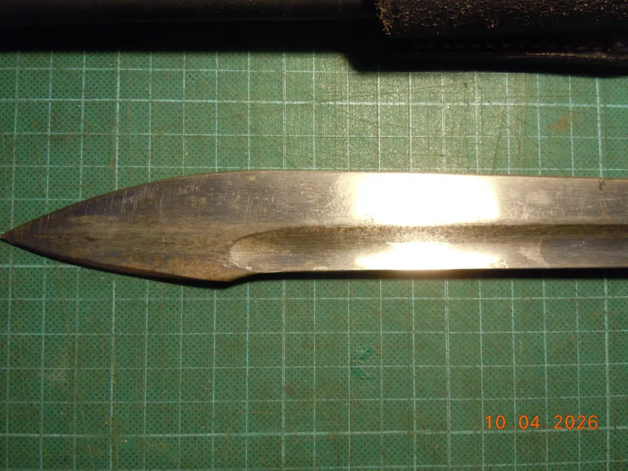 Billede 1 - SG 98 Bajonet Butchers Knife I stålskede med læder