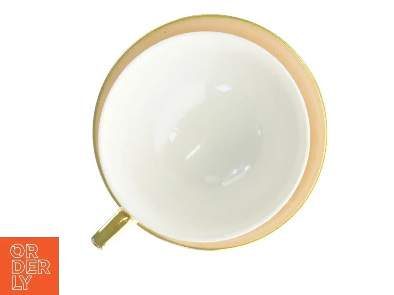 Billede 4 - Porcelænskop med underkop fra Kjøbenshavn Porcellains Maleri (str. Kop 12 x 10 x 5,5 cm underkop 11,5 x 2 cm)