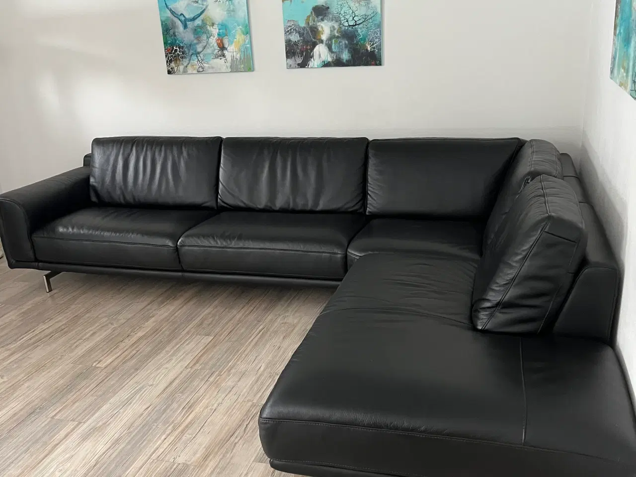 Billede 3 - Læder sofa