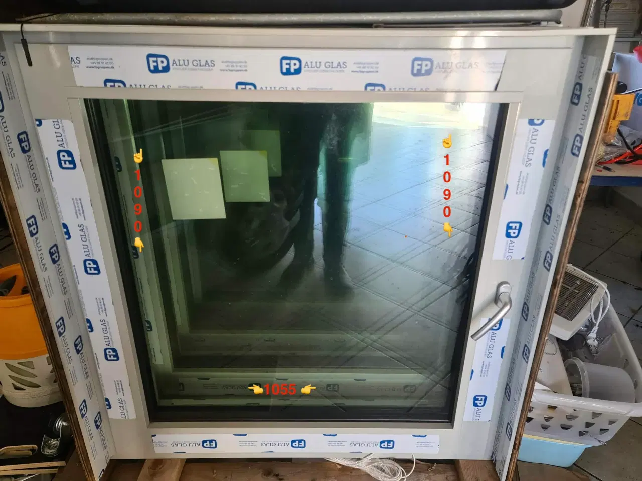 Billede 1 - Nye GRÅ drejeknap vinduer