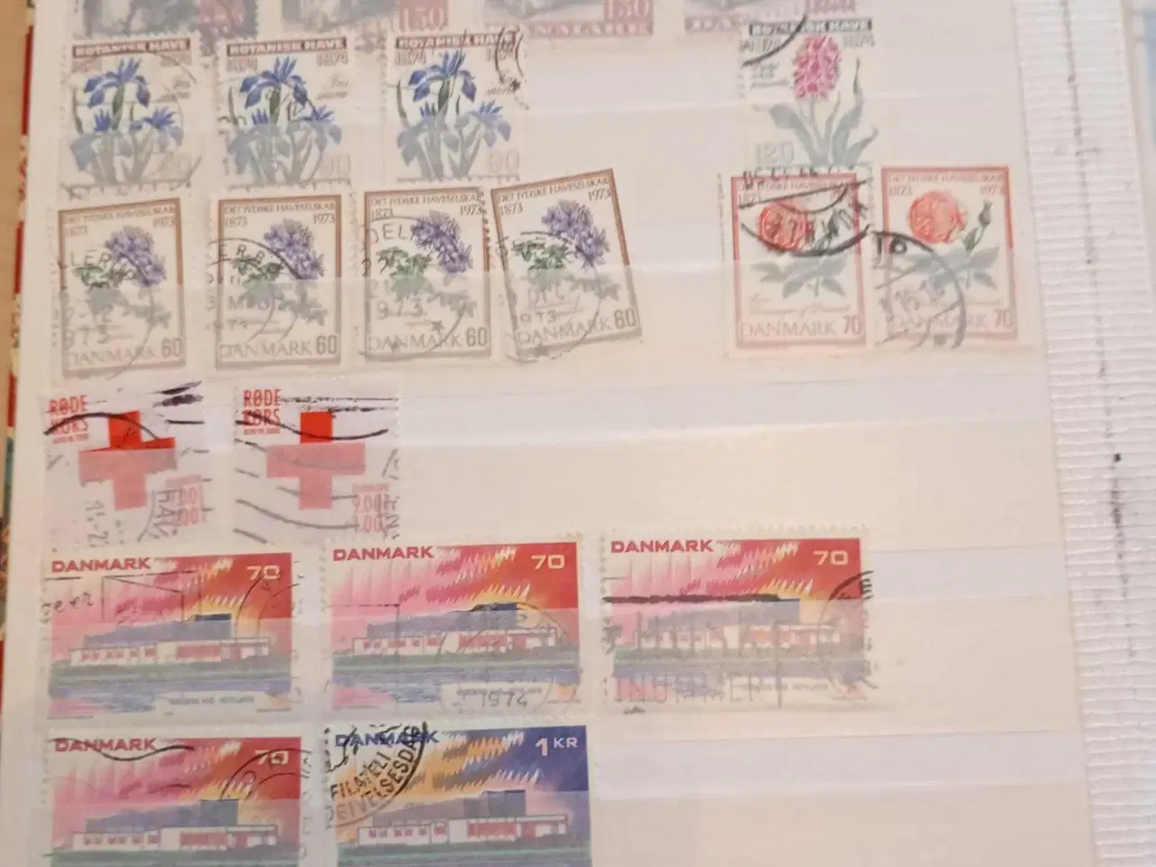 Billede 10 - indstiksbog med danske frimærker 