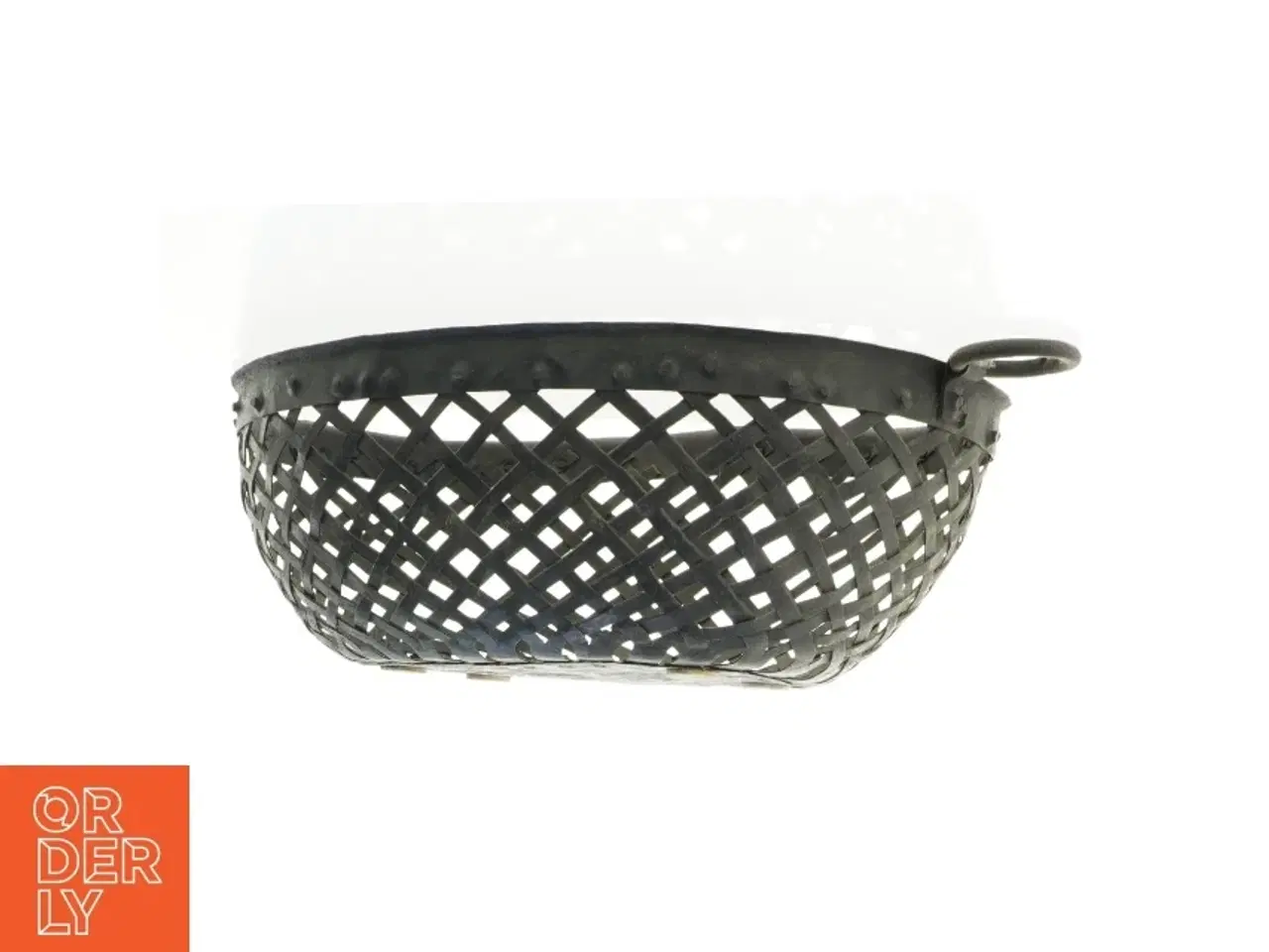 Billede 3 - Smedejern Metal kurv med håndtag (str. 36 x 24 x 12 cm)