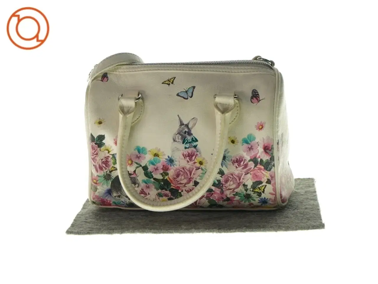 Billede 2 - Taske med print (str. 20 x 11 x 15cm)