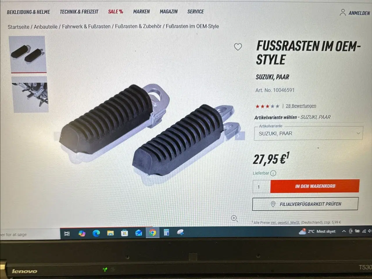 Billede 3 - Suzuki fodhviler uoriginalt 