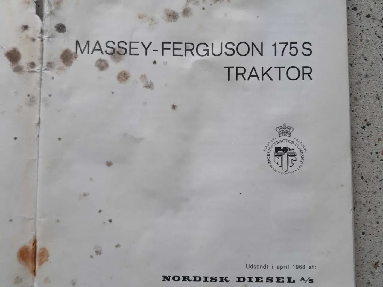 Billede 2 - MF 175 S instruktionsbog 