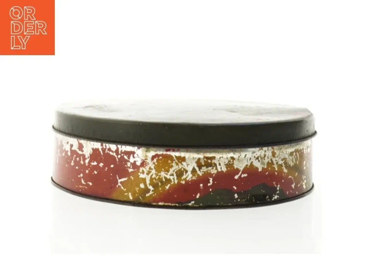 Billede 2 - Antik Art deco Mackintosh Rainbow Slik metal dåse med patina (str. 26 x 7 cm)