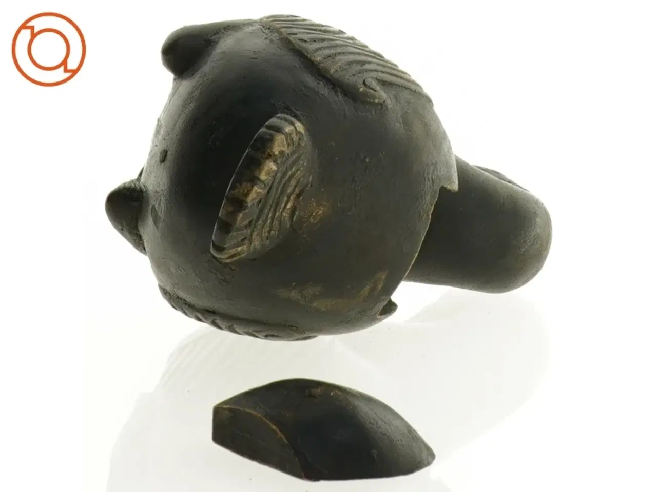 Billede 3 - Antik Træ Æske med låg i form som And (str. 10 x 15 cm)